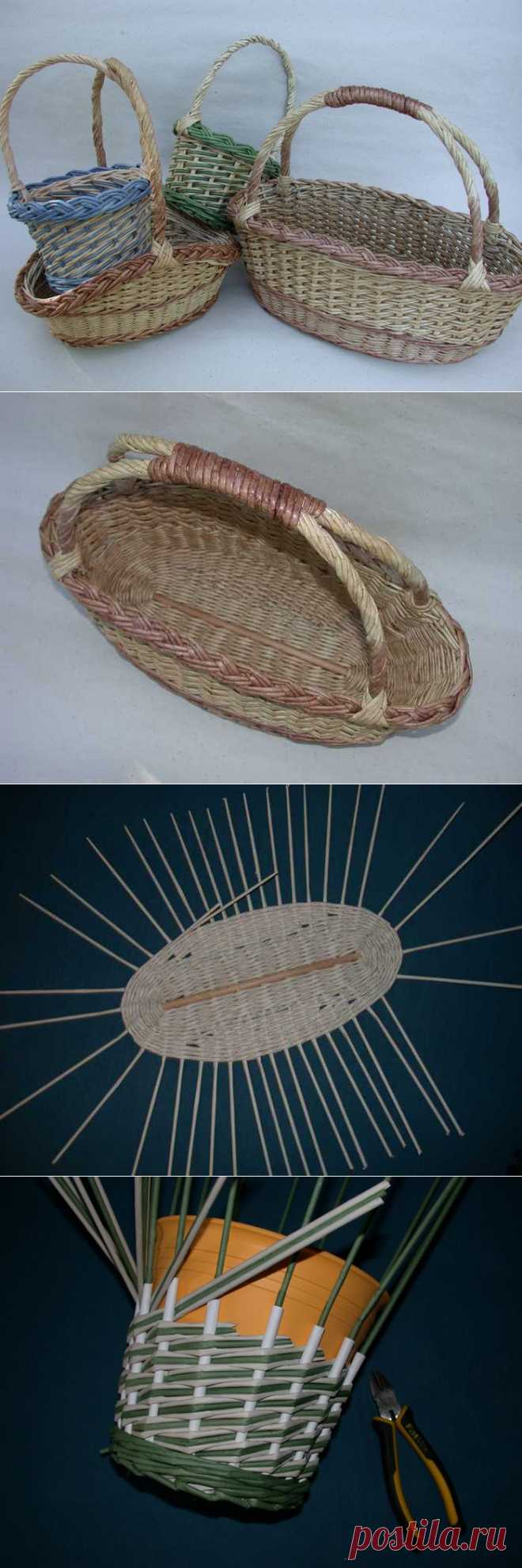 КОРЗИНКИ ИЗ ГАЗЕТ .МК.