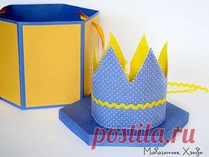 Шляпная коробка для короны. Мастер-класс - Ярмарка Мастеров - ручная работа, handmade