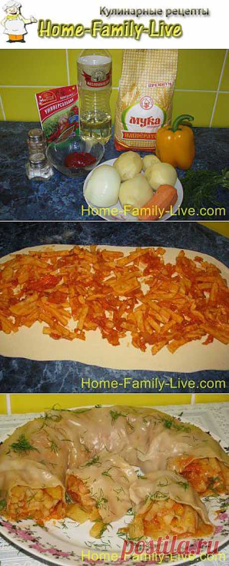 Ханум с картошкой - пошаговый фоторецепт | Кулинарные рецепты
