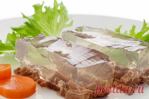 Украшения заливных блюд