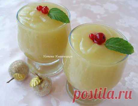 Нежный Яблочный мусс  | Кулинарные рецепты