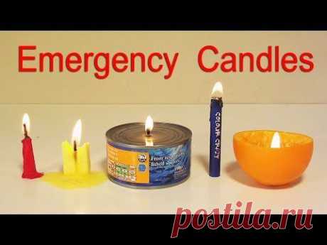 How to Make 5 Emergency Candles - Life Hacks