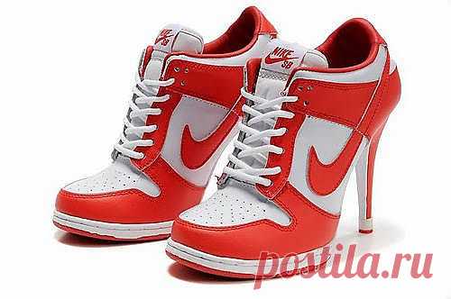 Nike кроссовки на высоких каблуках - Утканос