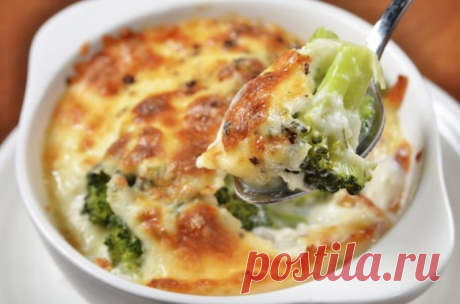 Запеканка мясная с брокколи — рецепт