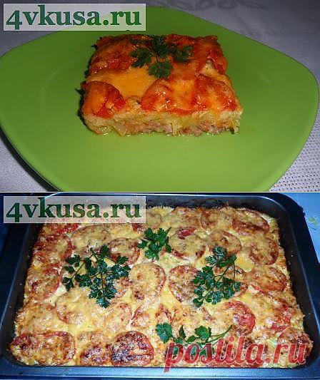 Запеканка из кабачков с мясом. | 4vkusa.ru