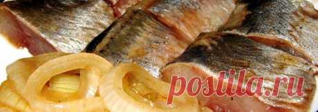 Удачный вариант приготовления селёдки..