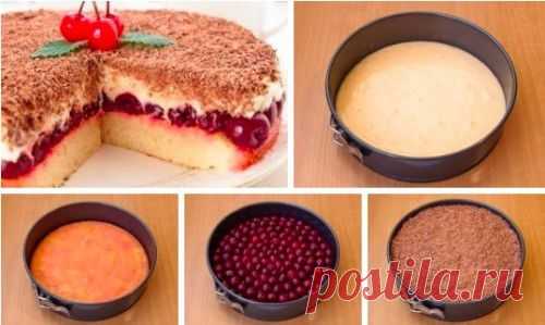 Вишневый пирог "Наслаждение"