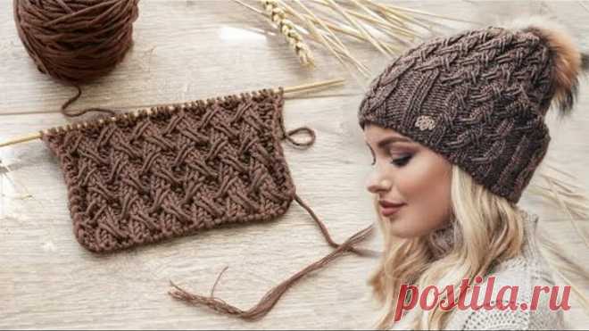 ЭКСКЛЮЗИВ! 🔥 Резинка с втянутыми петлями спицами 🍬 Rib with retracted loops knitting pattern