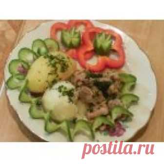 Свинина с яблоками и коньяком Кулинарный рецепт