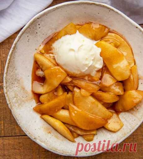 Southern Fried Apples (Cracker Barrel Copycat) - Dinner, then Dessert