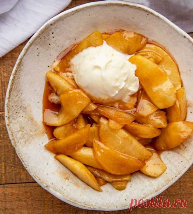 Southern Fried Apples (Cracker Barrel Copycat) - Dinner, then Dessert