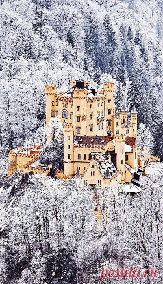 The Scenic Castle of Hohenschwangau in Germany. Bavaria | Interesting Places and Gorgeous Nature.