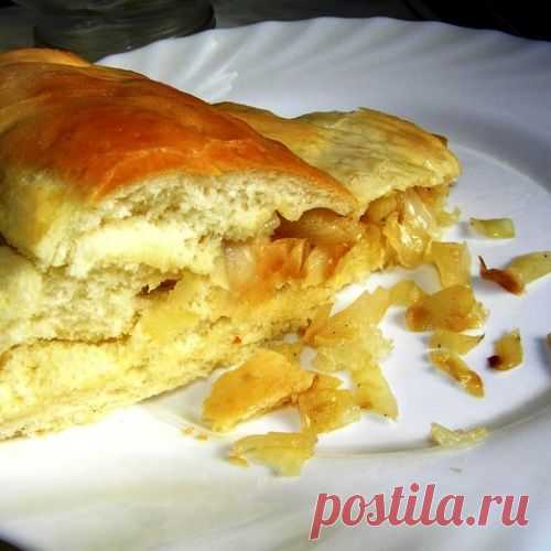 Постный пирог с капустой.