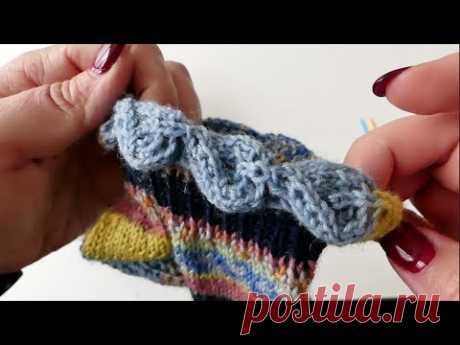 Strickborte -   Strickbündchen Valentin - super einfach zu machen