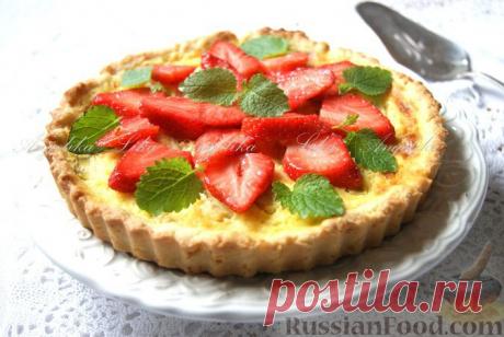 Пирог с клубникой - 28 рецептов с фото