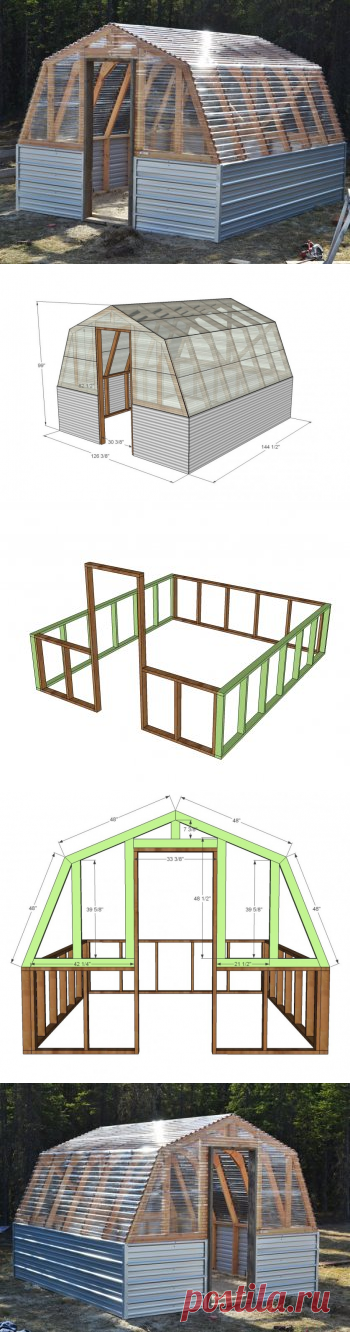 Самостоятельная сборка теплицы из поликарбоната — Своими руками