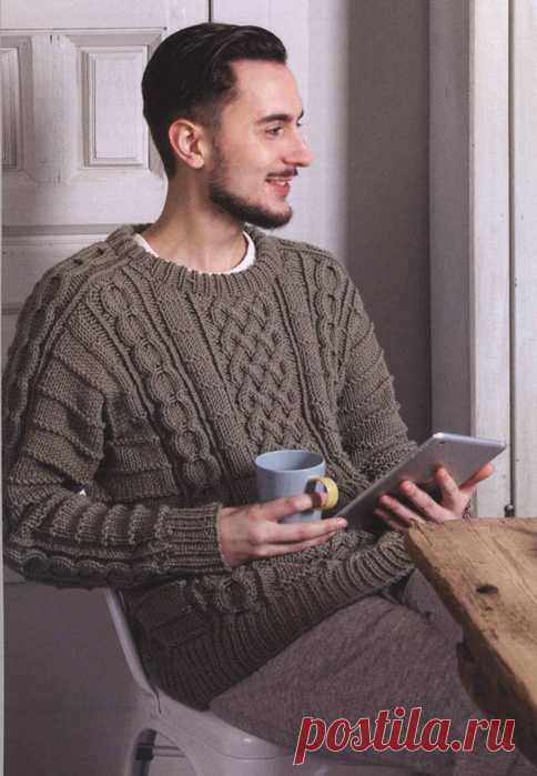 Пуловер. Спицы.