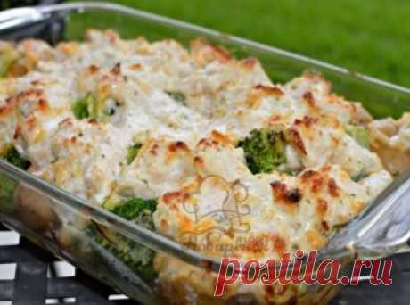 Как приготовить запеканку с курице и брокколи - пошаговый рецепт