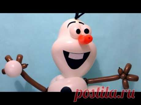 Олаф из шаров (голова) / Olaf of balloons (head) (Subtitles)