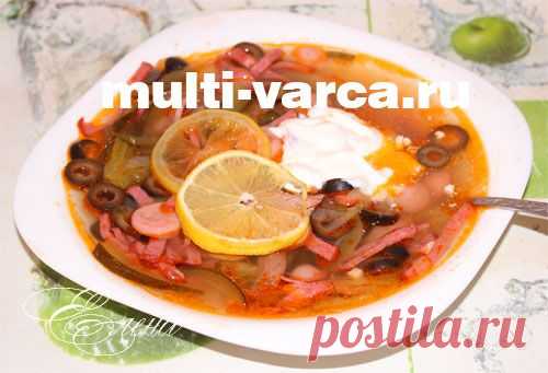 Солянка сборная мясная в мультиварке
