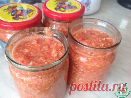 Аджика "Чертополох" сырая Кулинарный рецепт