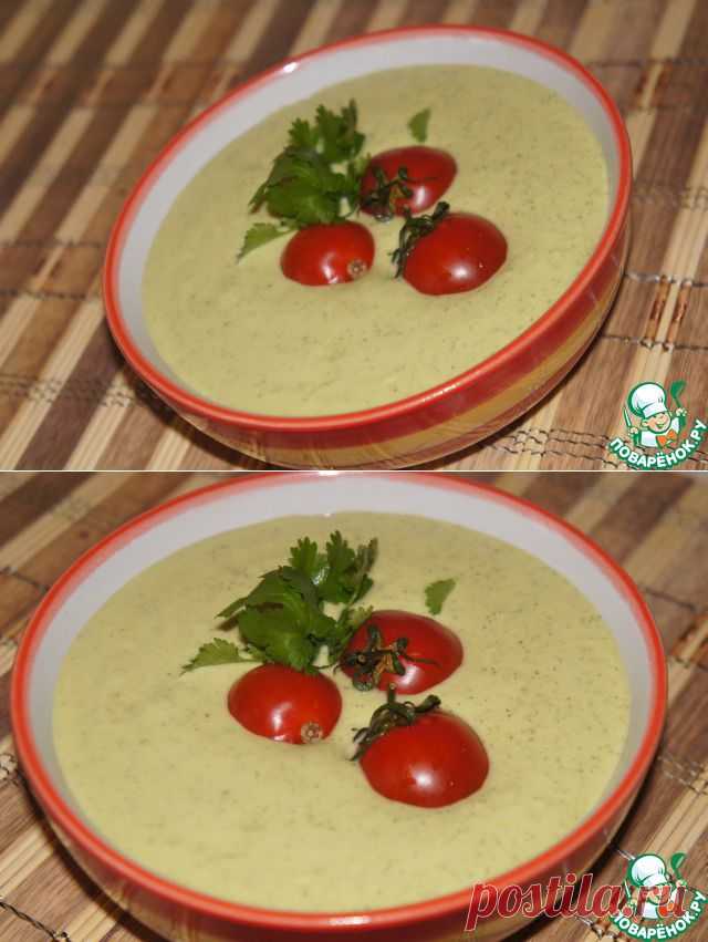 Бархатный суп из цуккини - кулинарный рецепт