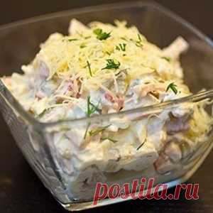 Вкусный и хрустящий салат Русская красавица — гости в восторге