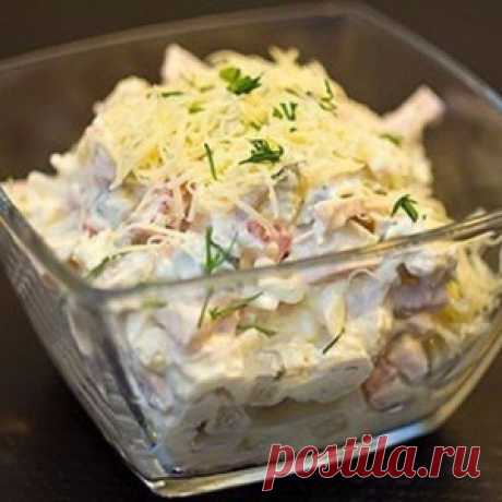 Вкусный и хрустящий салат Русская красавица — гости в восторге
