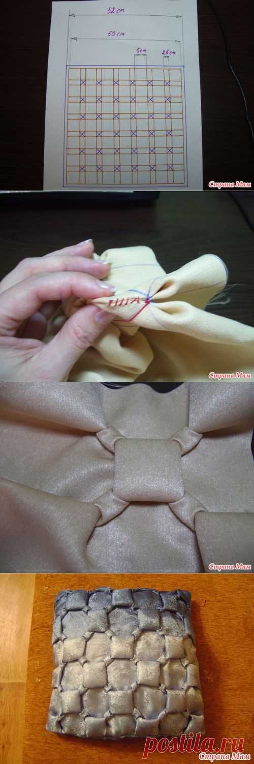 МК по изготовлению подушки буфы - Подушки своими руками - Страна Мам