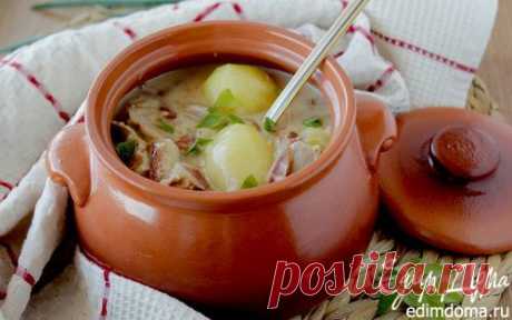 Мясное жаркое в соусе из сливок и белого вина | Кулинарные рецепты от «Едим дома!»