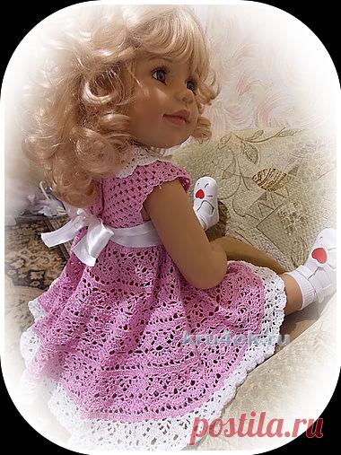 Платье Розовая лилия. Работа Натальи Авдохиной