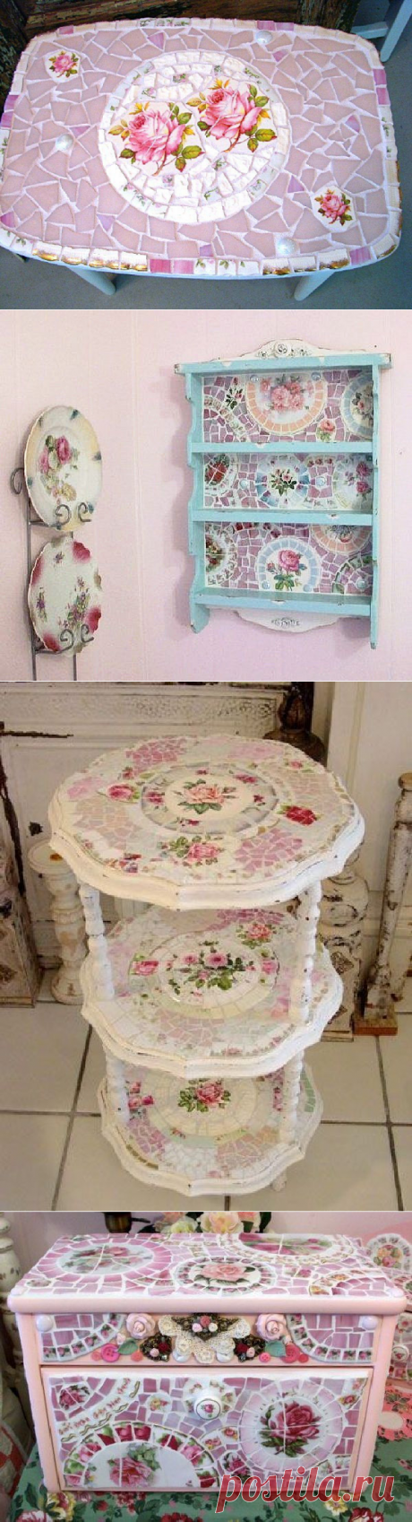 Черепки как доброе воспоминание о прошлом, или Новая жизнь разбитой посуды