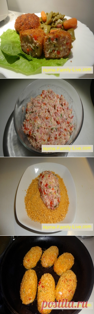 Котлеты из индейки/Сайт с пошаговыми рецептами с фото для тех кто любит готовить
