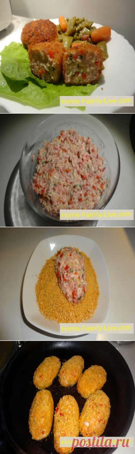 Котлеты из индейки/Сайт с пошаговыми рецептами с фото для тех кто любит готовить