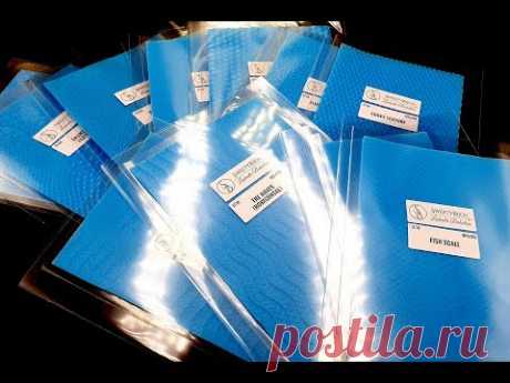 Product Review! NEW Super Thin Handmade Silicone Textures &quot;Leather Imitation&quot; for Pasta Machine!
