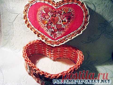 Послойное плетение из газет. Часть 1 / Layerwise newspaper weaving .