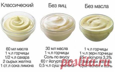 3 РЕЦЕПТА ПОЛЕЗНОГО ДОМАШНЕГО МАЙОНЕЗА.