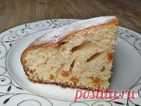 Пирог с курагой на кефире - пошаговый рецепт с фото | И вкусно и просто