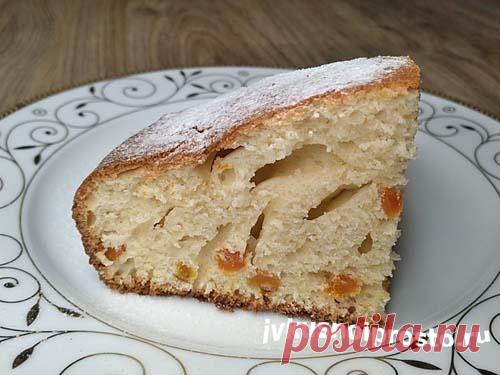 Пирог с курагой на кефире - пошаговый рецепт с фото | И вкусно и просто