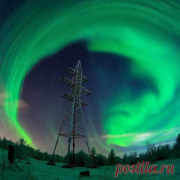 Около города Нарьян-Мар, Россия. Автор фото: Алексей Панфилов. Добрых снов.