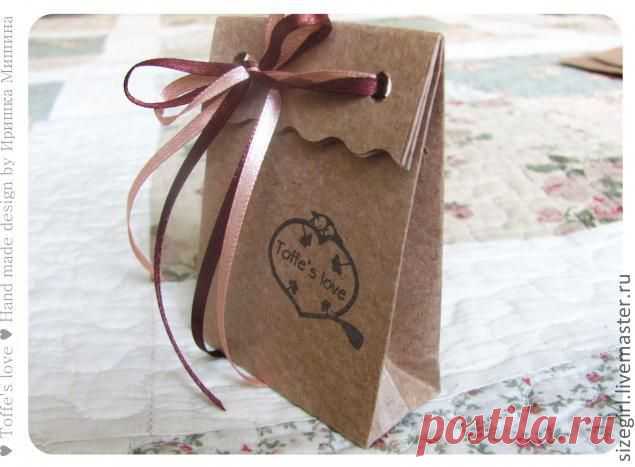 Пакетики из крафт-бумаги - Ярмарка Мастеров - ручная работа, handmade