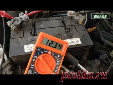 Multimetro Digital: como MEDIR el voltaje de la BATERÍA de un AUTOMÓVIL y verificar si carga o no