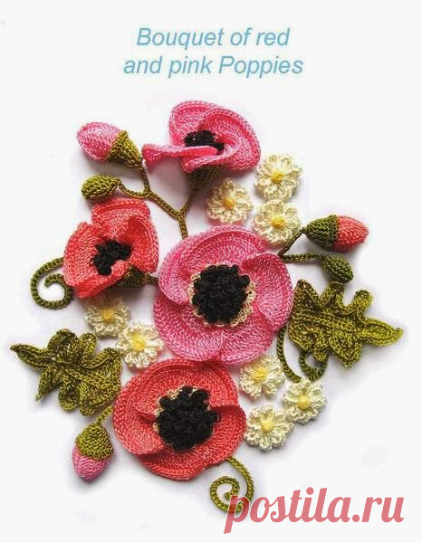 Irish crochet &: Мак 1