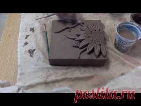 Time Lapse: Ceramic Flower Relief Tiles