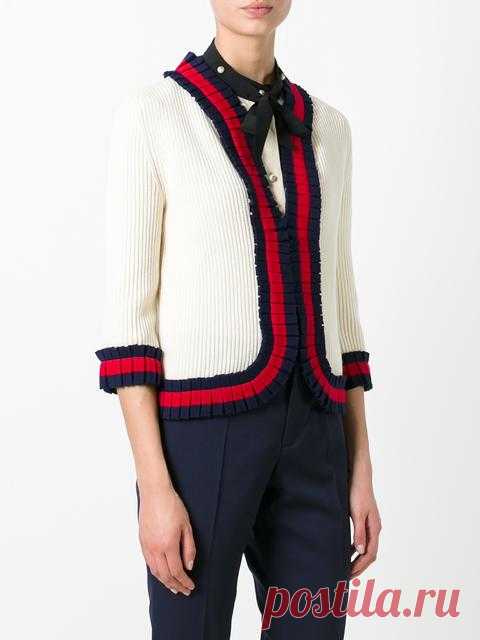 Gucci Кардиган с Контрастной Окантовкой - Купить в Интернет Магазине в Москве | Цены, Фото.
