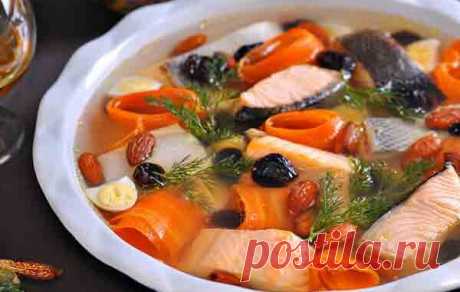 Заливное из красной рыбы - Кулинарные рецепты 
