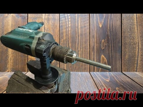 Классная идея! Лучшая поделка, с использованием дрели(самодельного станка) и  старого мусора! - YouTube