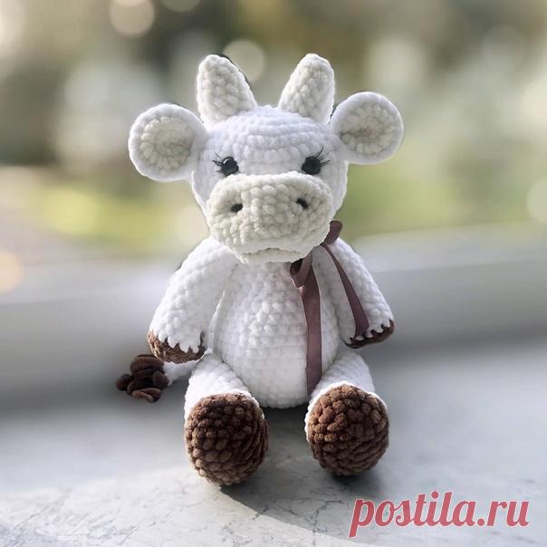 Бычок 

 Высота вязаной игрушки примерно 28 см
 Пряжа Himalaya Dolphin Baby
 Крючок 4 мм