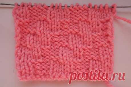 «Ступеньки». Двухсторонний узор. | Уроки вязания дома | Яндекс Дзен