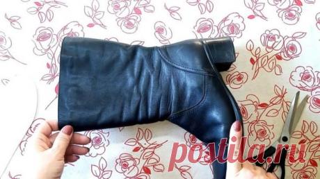 Нужная вещь из старых сапог Старые сапоги, конечно, можно отдать нуждающимся, а можно также и дать им вторую жизнь! Если у вас в шкафу лежат старые изношенные сапоги, которые никуда не годятся, то переделайте их в нужную вещь! В...